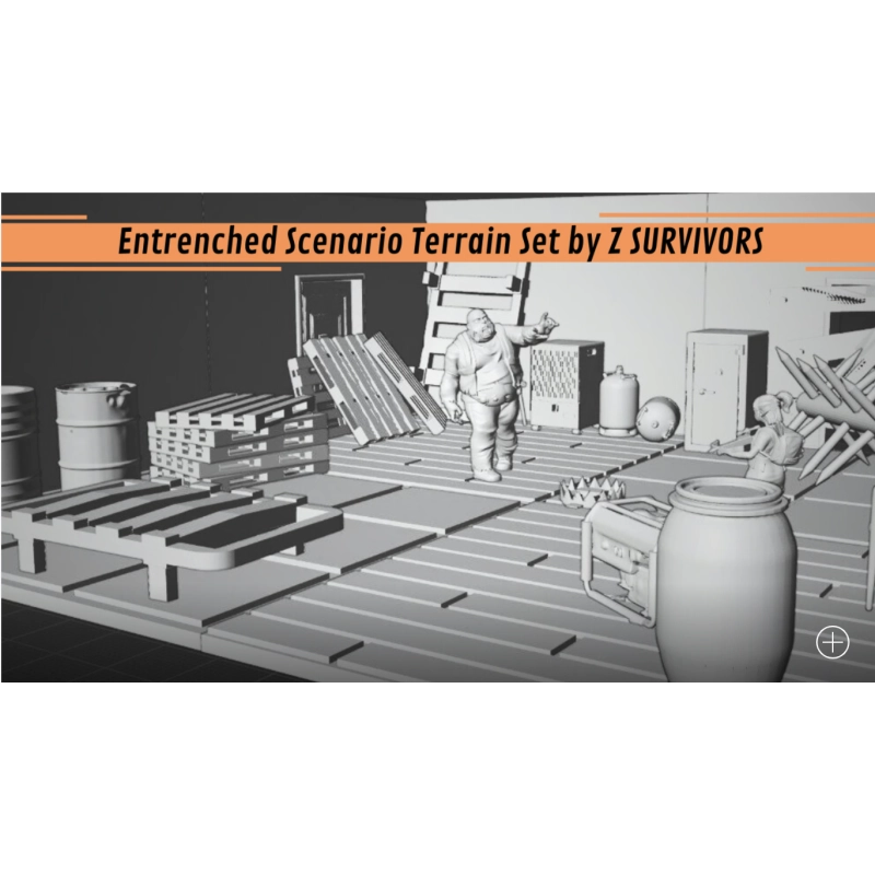 Trench Scenery Set DIGITAL (STL)