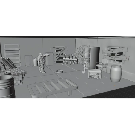 Trench Scenery Set DIGITAL (STL)