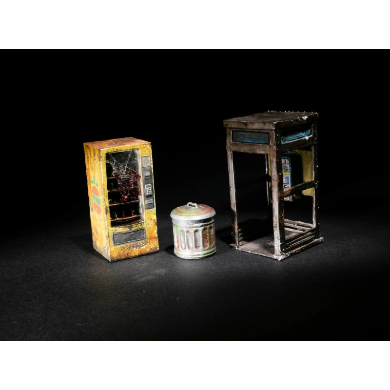 Set de cabina, vending y papelera - Formato físico