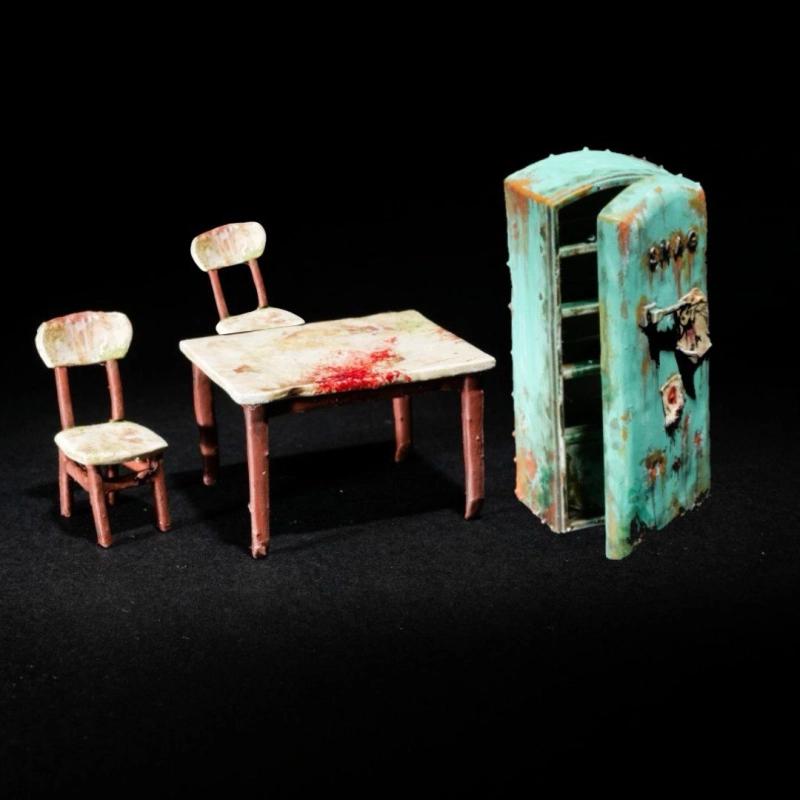 Set de sillas, mesa y nevera - Formato físico