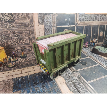 Remolque dispensador de cartas de Loot MDF