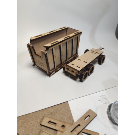 Remolque dispensador de cartas de Loot MDF