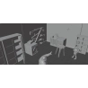 Set de escenografía de interior con 17 elementos (digital)